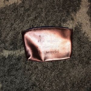 And off she went to change the world make up bag